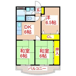 セントラルパーク西伊敷ハイムの物件間取画像